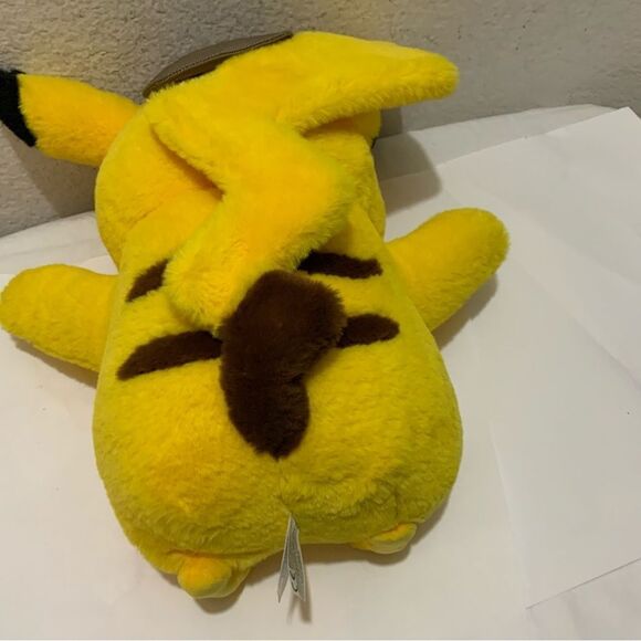 Pokemon DETECTIVE PIKACHU 14” Plush Stuffed Toy by Wicked Cool Toys - Picture 10 of 13